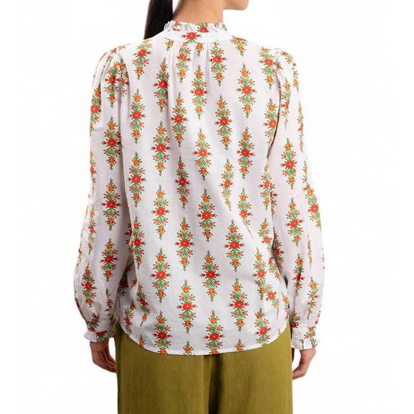 NEW BANJANAN chrissie top in kashmir trail coconut - Picture 2 of 3